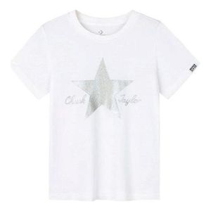 Converse White (Wmns) Logo Printed T-Shirt
