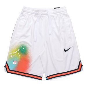 Nike White Colorful Loose Sports Casual Basketball Shorts for men