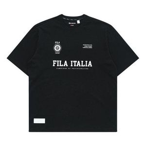 Fila Black Retro Time Tee for men