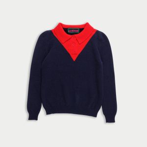 La Fetiche Blue Lory Polo Sweater