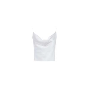 L'Agence White Calista Silk Camisole