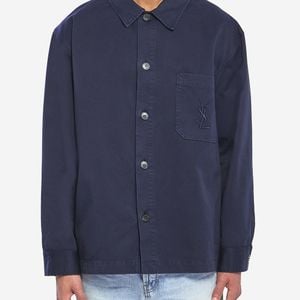Saint Laurent Blue Cassandre Overshirt for men