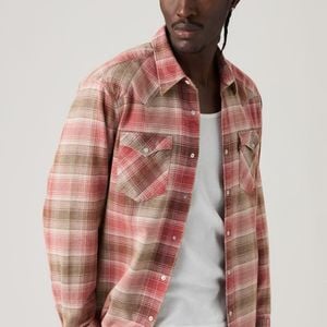 Levi's Red Barstow Standard Fit Western Shirt for men