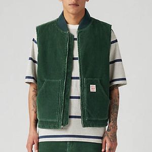 Chaleco De Pana Sansome Levi's de hombre de color Verde