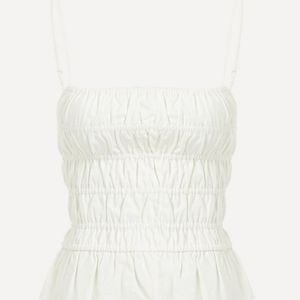 Solid & Striped White Delta Top