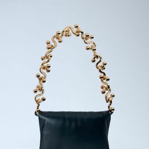 Sportmax Blue Mini Soffy Leather Handbag