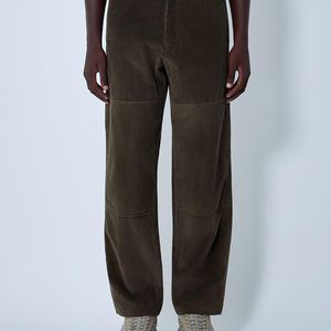Moncler Grey Logo Motif Pants for men