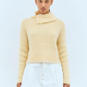 Jacquemus White Le Pull Marina Sweater