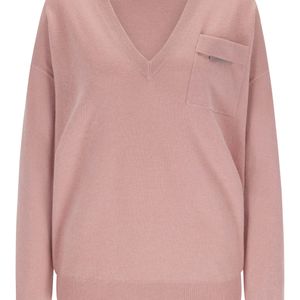 Brunello Cucinelli Pink Cashmere-Pullover