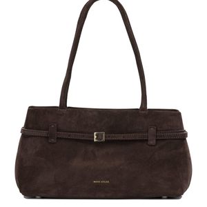 MANU Atelier Brown "Le Cambon East West" Medium Shoulder Bag