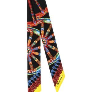 Dolce & Gabbana White Silk Foulard Accessory