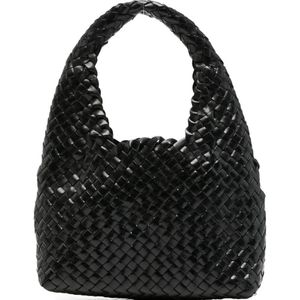 Manebí Black Halfmoon Leather Handbag