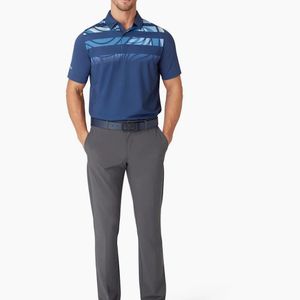 Callaway Apparel Blue Emea Collared Neck Short Sleeve Polo Shirt for men