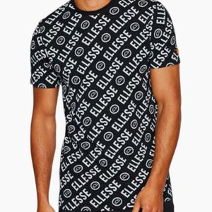 Ellesse Black Rodi T-Shirt Sha06435 T-Shirt Crew Neck Short Sleeve Casual Tee for men