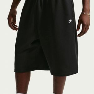 Nike Black Club French Terry Baggy Sweat Shorts for men