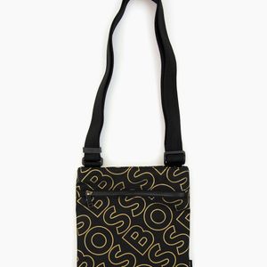 Boss White Catch Ln Outline Logo Envelope Bag 001 for men