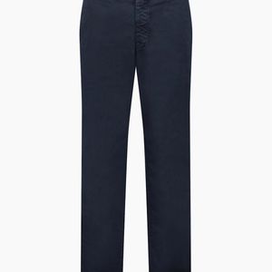 Stone Island Blue Stretch Organic Broken Twill 'Old' Effect Chino Trousers for men