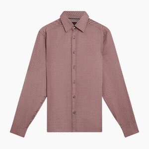 Ted Baker Purple Jozef Mini Geo Print Light Shirt for men