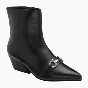 Ravel Black Aydon Western Style Ankle Boots