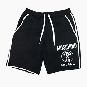 Moschino Black Underwear Double Question Mark Longwear Nylon Shorts for men