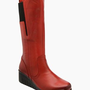 Lotus Red Fitzgerald Calf Boots