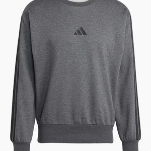 Adidas Grey Crew Neck Long Sleeve Sweatshirt for men