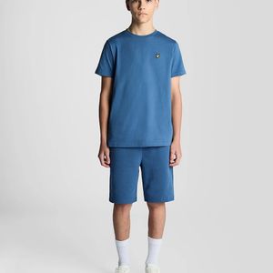 Lyle & Scott Blue Cotton Sweat Shorts for men