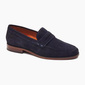 Base London Blue London Slate Loafer Leather Loafers for men