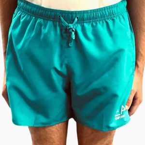 EA7 Blue Stretch Swim Shorts for men