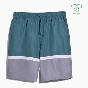 Farah Blue Murphy Regular Fit Swim Short for men
