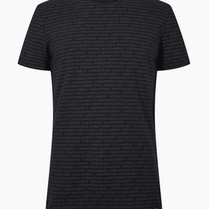 DSquared² Black All Over Logo T-Shirt for men