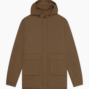 Lyle & Scott Brown Lyle & Scott Wadded Parka for men