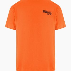 Philipp Plein Orange Plein Sport Basic Logo Fluo T-Shirt for men