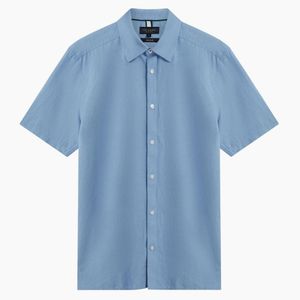 Ted Baker Blue Zefre Regular Light Linen Shirt for men