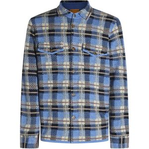 Guest In Residence Blue Paid Work Shirt