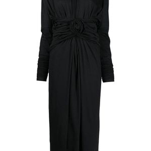 Dolce & Gabbana タイフロント ドレス ブラック