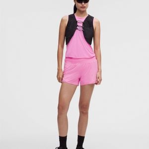 lululemon athletica Pink Hotty Hot High-Rise Lined Short 4"