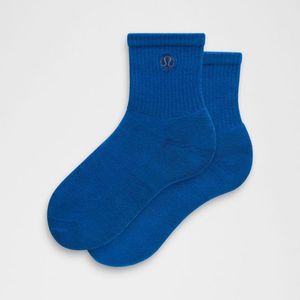 lululemon athletica Blue – Daily Essential Quarter Socks – – Size Large