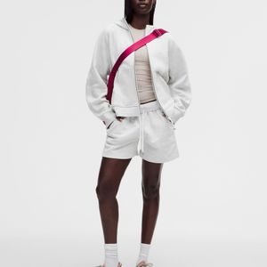 lululemon athletica White Scuba Evolve Oversized Short 5"