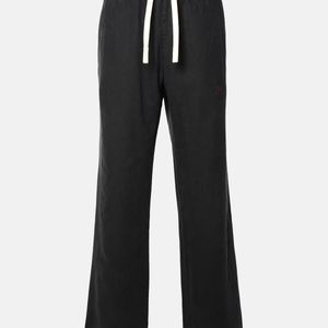 Palm Angels Black Cotton Blend Pants for men