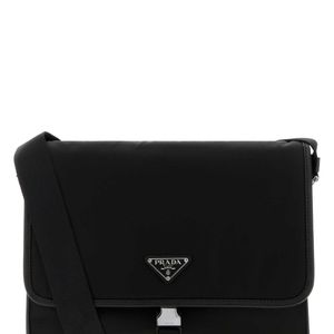 Prada Black Canvas Shopping Bag for men