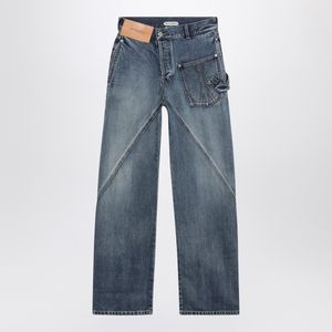 J.W. Anderson Blue Jw Anderson Workwear Twisted Mid Cotton Jeans