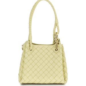 Bottega Veneta Metallic Small Parachute Shoulder Bag