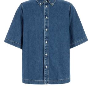 Bottega Veneta Blue Denim Shirt Ls for men
