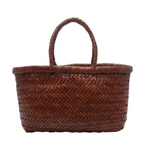 Dragon Diffusion Brown Mini Flat Gora Handbag