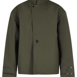 Coperni Green 'Technical' Wool Blend Jacket