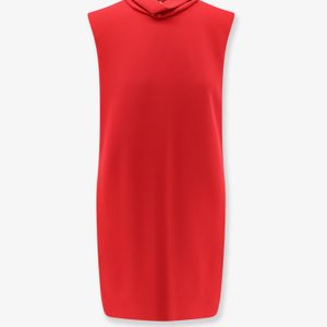 Valentino Red Cady Couture Mini Dress