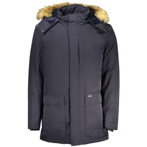 Guess Blue Polyester Jacket for men