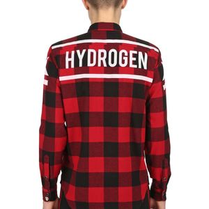 Hydrogen Flanellhemd Aus Baumwolle in Rot für Herren