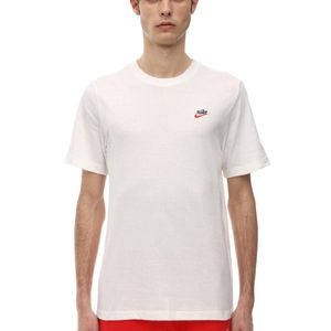 Nike T-shirt Aus Baumwolle "nsw Heritage" in Weiß für Herren